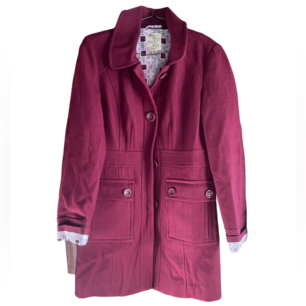 Women's Anthropologie Tulle Coat - Picture 4 of 6